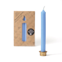 Load image into Gallery viewer, Blue Amber Beeswax Candles (10%) 12 Pack
