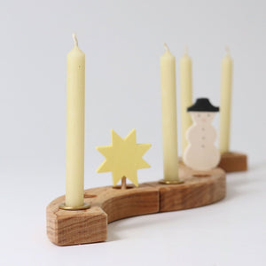 Creme Beeswax Candles (10%) 12 Pack