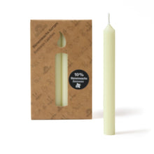 Load image into Gallery viewer, Creme Beeswax Candles (10%) 12 Pack
