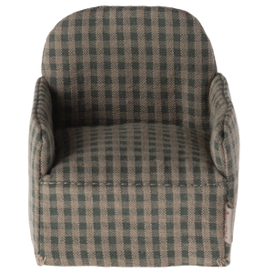 Chair, Mouse - Green checker