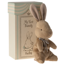 Load image into Gallery viewer, My First Bunny in Box, Light blue
