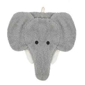 Elephant organic washing puppet, small