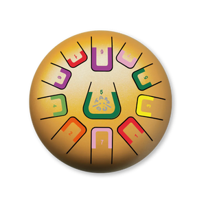 Tambú Steel Tongue Drum, 11 tones