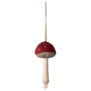 Mushroom ornament - Red