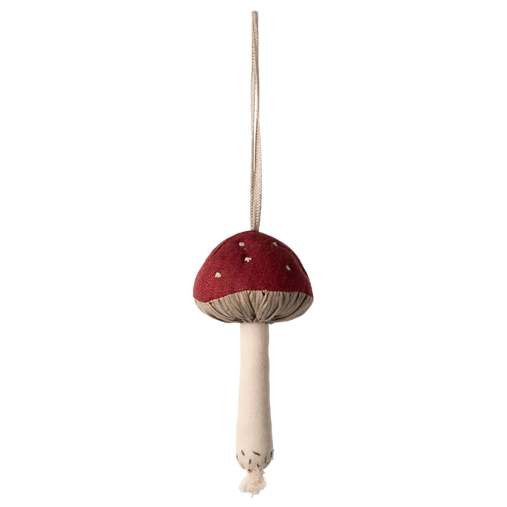 Mushroom ornament - Red