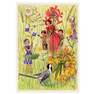 Flower Children postcard