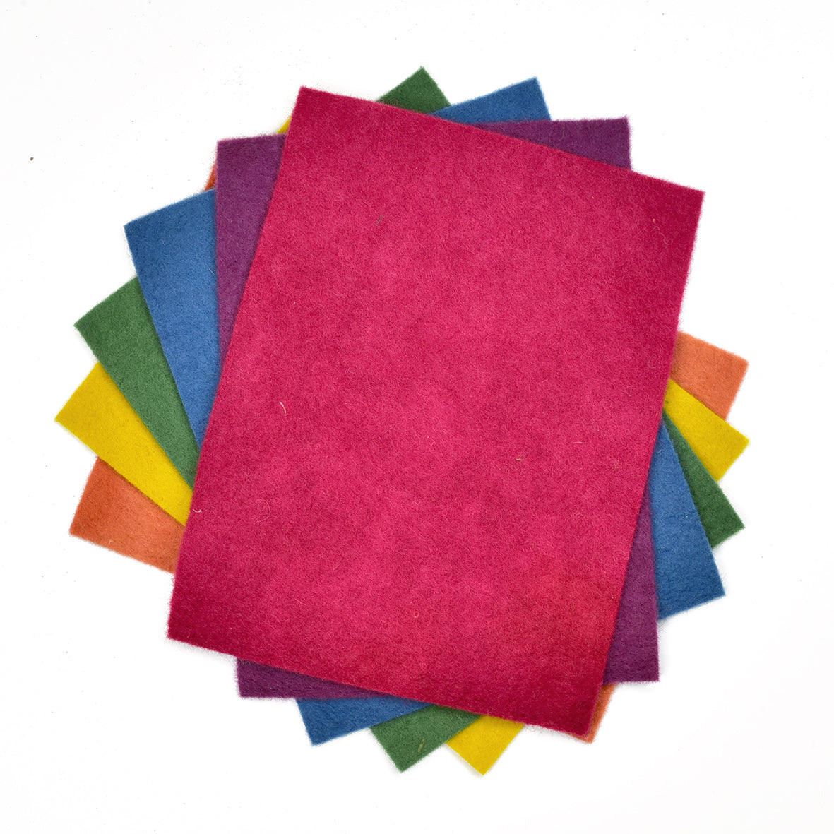 Organic Plant-Dyed Wool Felt Sheets