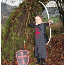 Load image into Gallery viewer, Templar Tunic, black with red cross
