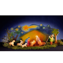 Load image into Gallery viewer, Nativity Set with Diorama 11 pcs
