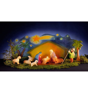 Nativity Set with Diorama 11 pcs