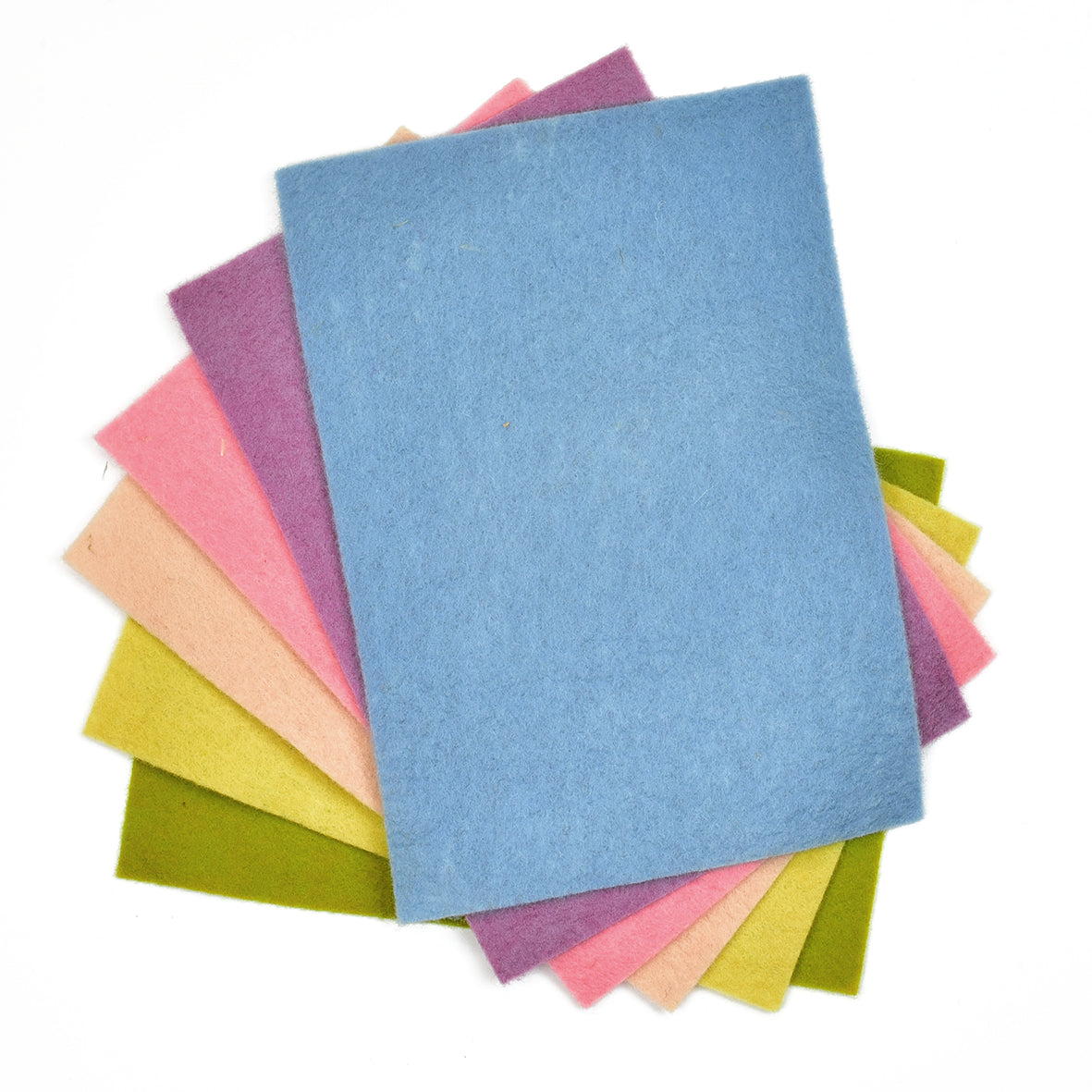 100% wool felt, 6 sheets bright colours - Filges - Teia Education & Play