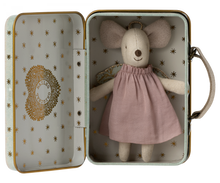 Load image into Gallery viewer, Angel mouse in suitcase
